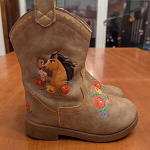 Toddler Size 7 Spirit Riding Free Horse Cowboy Boots